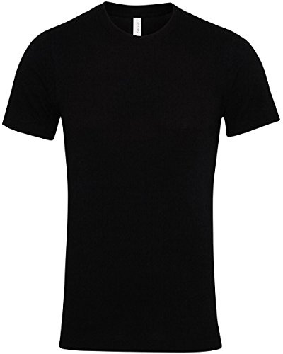 Bella Canvas Unisex Jersey Crew Neck T-Shirt - Black - 2XL