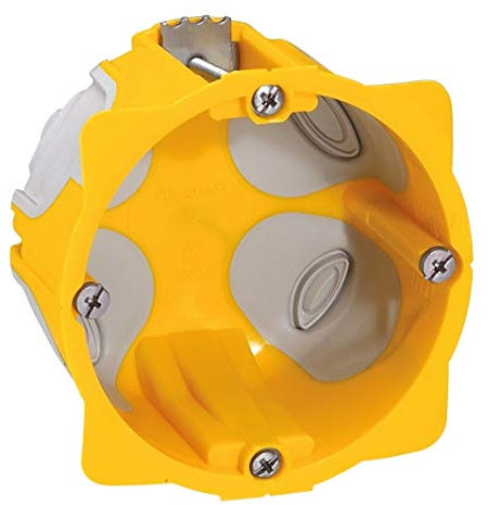 Legrand LEG90509 - Scatola da incasso Batibox Energy per pannelli in cartongesso, 2 posti, profondità 40 mm