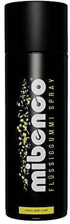 Mibenco Flüssiggummi Spray / Sprühfolie Neon-Gelb Matt 400 ml