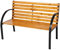 Gartenbank Liam Holz-Metall 122 cm
