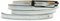 Caspar GU296 schmaler Damen Leder Taillengürtel, Gürtelgröße:90 [für Körperumfang 89-93 cm], Farbe:silber