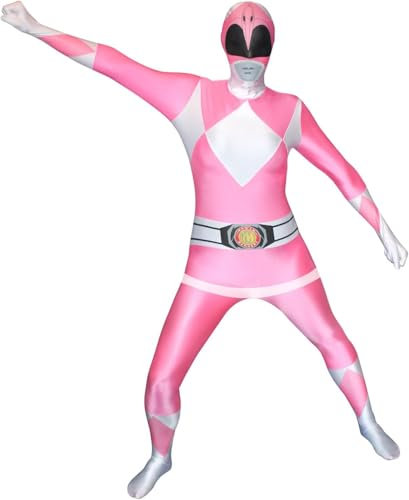 Morphsuits - Mlprpl - Original Power Rangers Pour Hauteur 165-180 Cm - Rose - Taille L