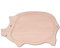 HOFMEISTER® Großes Holz-Schneidebrett Schwein, 40 cm, Servierbrett aus Europa, Tranchierbrett mit Saftrille, Servierbrett aus Buche, Servierplatte zum Schneiden und Servieren