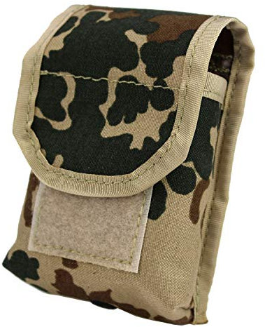 Zentauron Kompass Tasche mit MOLLE-System, kleine Universal-Tasche aus Nylon, Molle Pouch für Wandern, Bushcraft, Survival, Outdoor-Ausrüstung, Erste-Hilfe-Set, EDC, robust und wasserabweisend