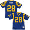 Mitchell & Ness Marshall Faulk St. Louis Rams Throwback NFL Trikot Blau M