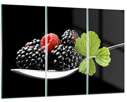 ARTTOR Glasbild 165x110cm Wandbild Glasdruck Küche - 2202