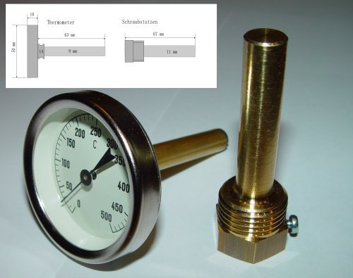Thermometer / Backofenthermometer 0°C - 500°C
