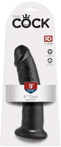 King Cock 22.9 cm Black Dildo