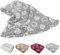 heimtexland Kuscheldecke XL 150x200 cm Country Chic mit Herzen in grau super weich fusselfrei Landhaus Wohndecke Ökotex Typ283