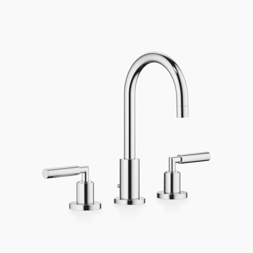 Dornbracht Tara Waschtisch-Dreilochbatterie chrom 20710882-00 - Ausladung 135 mm - schwenkbare