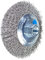 PFERD Kegelbürste ungezopft KBU | Ø 115x10mm M14 Edelstahl-Draht-ø 0,35 | 43316023 – für Winkelschleifer