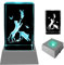 Kaltner Präsente Stimmungslicht - Das perfekte Katzen Geschenk: LED Kerze/Kristall Glasblock / 3D-Laser-Gravur Nachtlicht, Figur, Deko, Katzenliebhaber