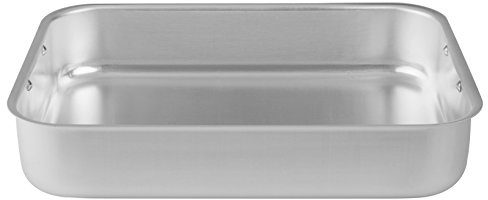 Pentole Agnelli Family Cooking Aluminium Rectangular Roasting Plate with Opaque Finish, Length 40 Cm, Stainless Steel, Multicolor, 40X29 cm
