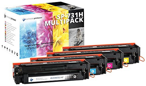 4 Schneider Printware Toner | kompatibel für 731 Serie| 35 Prozent mehr Druckleistung | geeignet für Canon LBP-7100cn, LBP-7110cw, LBP-7100, i-Sensys MF623Cn MF8230cn MF8280cw MF628cw