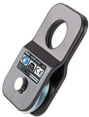 DEMA Umlenkrolle 4,1 t - Seilrolle, Snatchblock, Zugrolle - Robust, Langlebig, Vielseitig - Für Forstseilwinde, Seilwinde, Forst, Holztransport