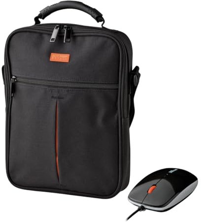 Trust Vertico 10 Netbook Bag & Slimline Mouse - Black/Orange