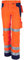 Qualitex Warnschutz-Bund-Hose Arbeits-Hose PRO MG 245 - orange/Marine - Größe: 68