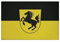 U24 Aufnäher Stuttgart Fahne Flagge Aufbügler Patch 9 x 6 cm