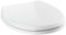 Delta Lunette WC ronde avant avec fermeture lente Blanc 801901-WH