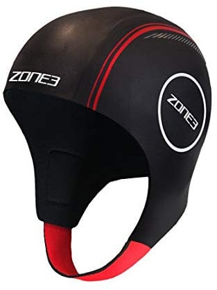 ZONE Gorro de Natación de neopreno, Swim Cap, Adultos Unisex Negro, S