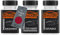 TRISTARcolor Autolack Lackstift Set für Peugeot LKR Rouge Babylone Metallic/Babylon Rot Grundlack Basislack Klarlack je 50ml