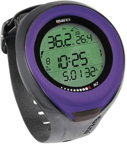 Mares Puck Pro Color - Ordenador de Buceo, Morado, Talla única