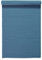 LINUM Uni Dekoratives Tischläufer für Esstisch 45x150 cm, 100% Gerippte Baumwolle, Maschinenwaschbar, Tiefseeblau