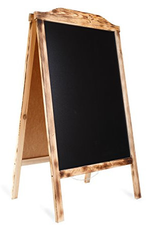 TROTTOIR CHAUSSÉE CONSEIL EN BOIS Panneau sandwich, signe de Pavement, tableau de menu, panneau publicitaire, Signalisation routière NOIR D'UNE CARTE ACCES VALEUR BON PLAN - RO BURN
