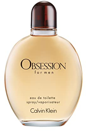 Calvin Klein Obsession for Men Eau de Toilette – Ambery Men's Cologne – With Notes of Bergamot, Mandarin, Lavender & Musk – Long Lasting Fragrance