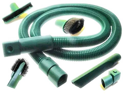 PIESSEONLINE 1 Tubo Flessibile + Set Accessori Folletto VK 120 121 122 130 131 135 136 140 150, 220 W, 1 Liter, 74 Decibel, Plastica, Verde