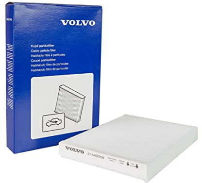 Volvo Innenraumfilter 31449209 für S/V60+CC (bis 2018), S80 (bis 2016), V70/XC70 (bis 2016), XC60 (bis 2017)