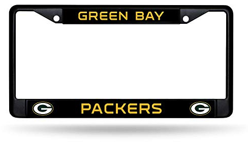 Rico Industries NFL Green Bay Packers Standard Chrom Kennzeichenrahmen