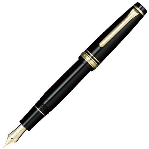 Sailor Pen Fountain 11-2036-220 - Bolígrafo, color negro y dorado