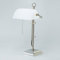 Bankerlampe Schreibtischlampe Berliner Messing Nickel matt W2-99op N