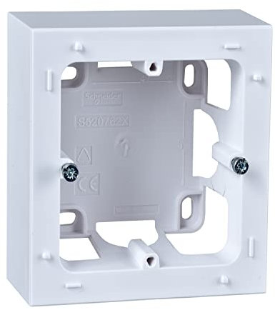 Schneider Electric - Odace Styl, boîte pour montage en saillie Blanc, 1 poste - S520762