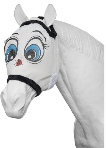 Tough 1 Novelty Ladybug Mesh Fly Mask, Yearling/Pony, Multicolor