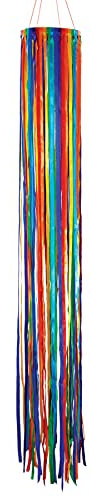 In the Breeze Rainbow Ribbon Windsock, 40-Inch