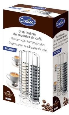 Codiac 303109 Tassimo Kapselhalter für Kaffeevollautomaten