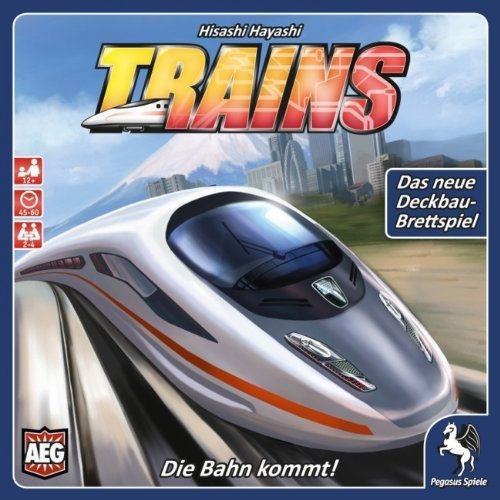 Pegasus Spiele 51055G - Trains - Die Bahn kommt Brettspiele