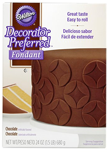 Wilton Decorator Preferred Fondant 24Oz-Chocolate