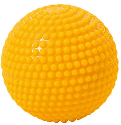 Togu 460080 Touchball 8 cm Gelb, Fußreflexzonenmassage, Selbstmassage, Massageball zur Behandlung von Muskelverspannungen, regt die Durchblutung und den Stoffwechel an.