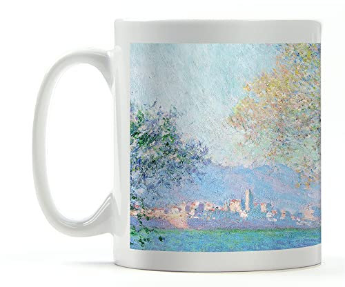 1art1 Claude Monet Blick auf Antibes von La Salis, 1888 Foto-Tasse Kaffeetasse 9x8 cm