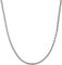 Sterling Silver 1.7mm Diamond-Cut Rope Chain (16 inch)