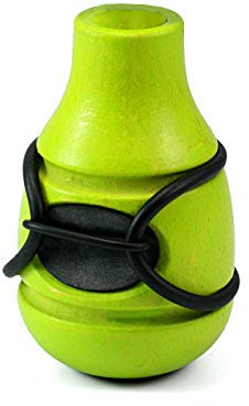 Vase für Fahrradlenker Frieda gelb/grün/signalfarben