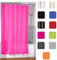 MSV Rideau de Douche Polyester 180x200cm Fuschia - Anneaux Inclus