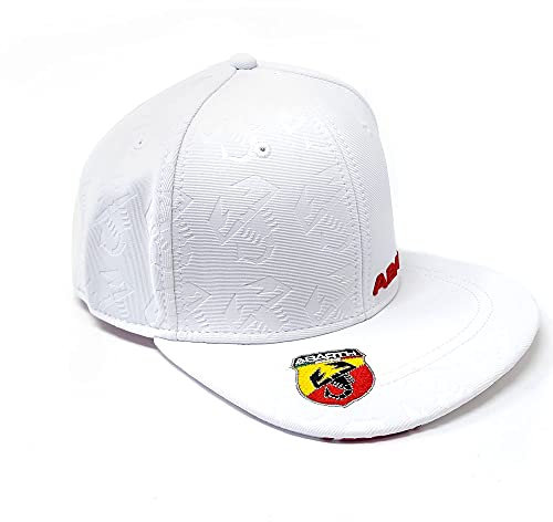 Abarth Cappellino Visiera Piatta, Bianco