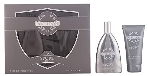 Spanish Institute Poseidon Sport Men Eau De Toilette Spray 150ml Set 2 Pcs