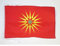 AZ FLAG - Flagge Mazedonier Ethnie - 45x30 cm Mit Kordel - Mazedonien Fahne 30 x 45 Cm - Flaggen
