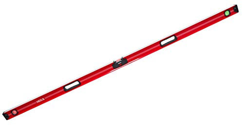 Magnetische LED Wasserwaage Opto 200cm – einfaches Ablesen dank LED und akustischem Signal – beidseitige Magnete, robustes Aluminium-Profil, hohe Messgenauigkeit - 3 Libellen für 180 90 45 Grad