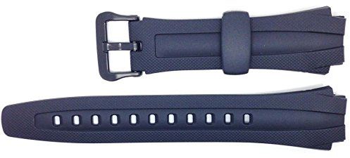 Casio AQ-160W / AQ-163W Black resin watch strap